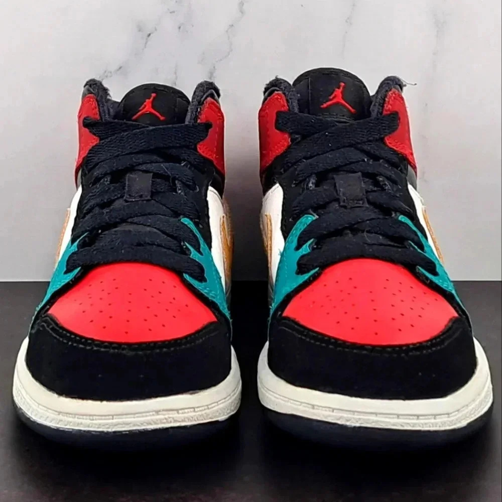 Jordan 1 Mid PS Multicolor  - sz 12c - Picture 2 of 7